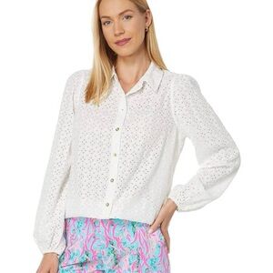 Lilly Pulitzer Eyelet Blouse